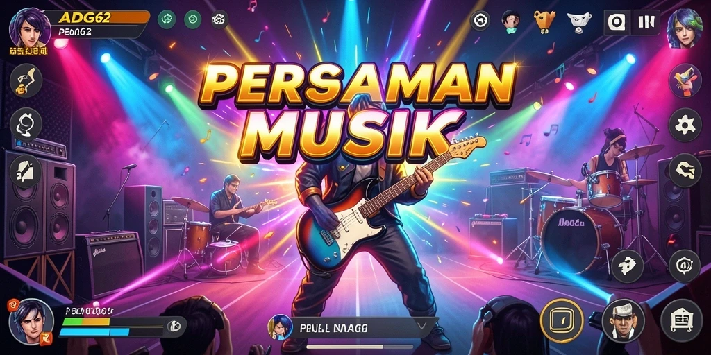 Screenshot ADG62 menampilkan gameplay menarik dengan suara musik yang hidup.