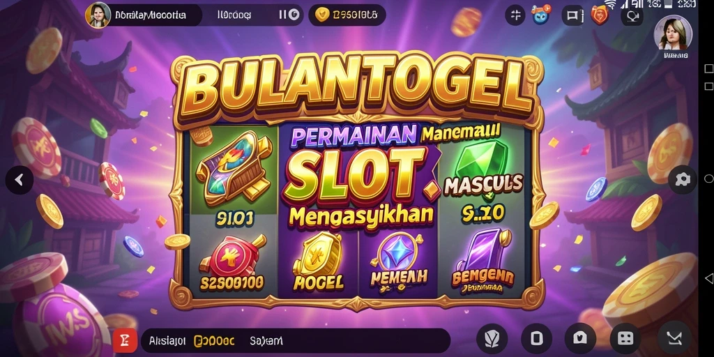 Tampilan menarik permainan slot BULANTOGEL yang penuh warna.