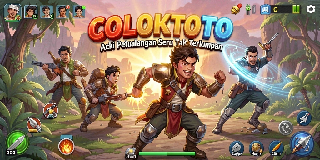 Screenshot gameplay COLOKTOTO menunjukkan aksi seru dan mendebarkan.