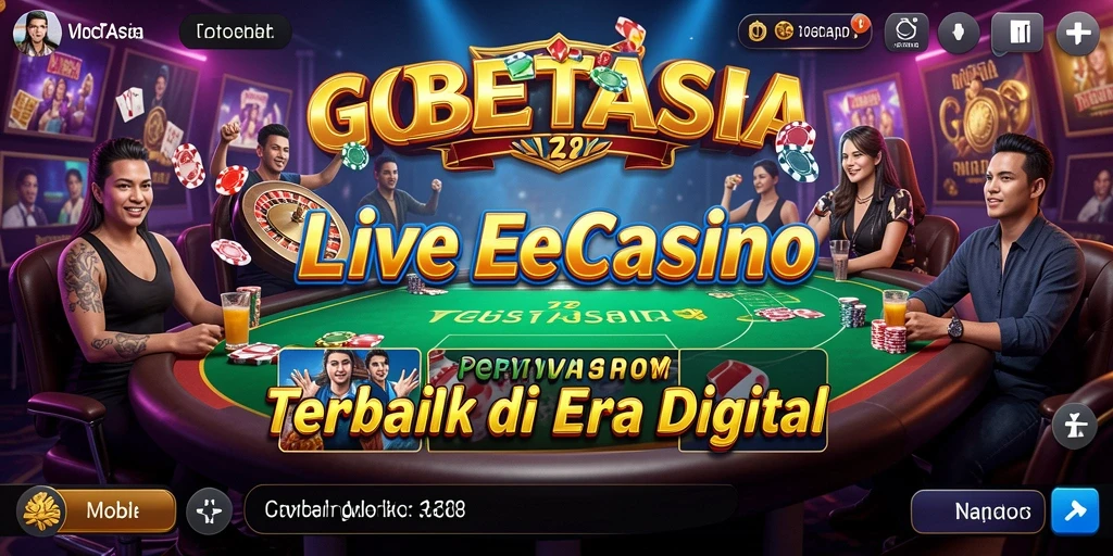Tampilan gameplay GOBETASIA yang mengesankan dalam Live Casino.