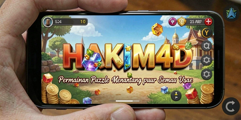 Tampilan screenshot HAKIM4D dengan gameplay Puzzle yang menarik.