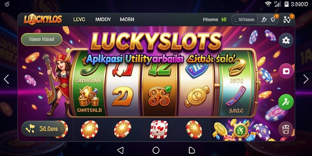 Tampilan screenshot LUCKYSLOTS yang menunjukkan fitur pengelolaan slot.