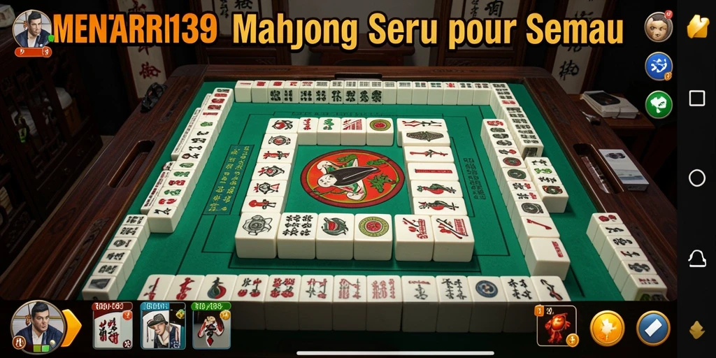 Screenshot utama dari gameplay MENTARI138 menampilkan pengalaman Mahjong yang seru.