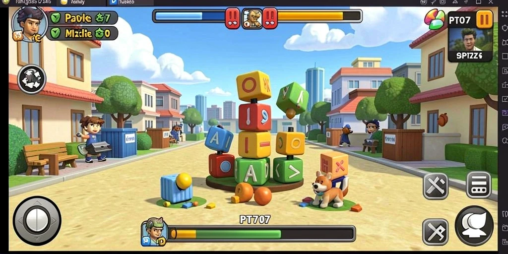 Gameplay menantang dan seru dalam PT707 dengan berbagai teka-teki.