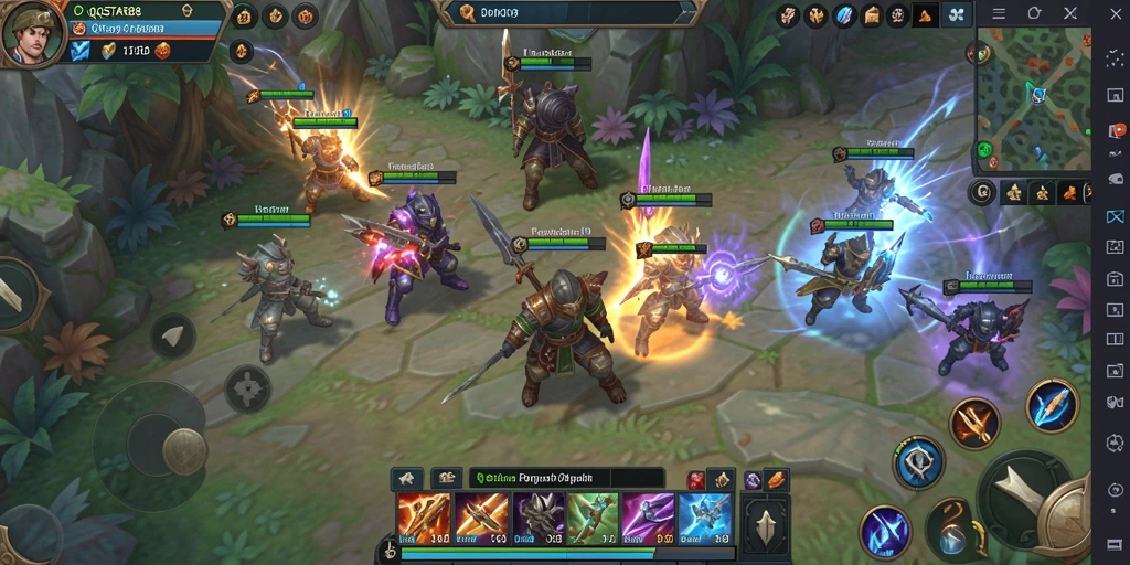 Screenshot gameplay QQSTAR88 menampilkan petualangan epik dalam dunia MMORPG.