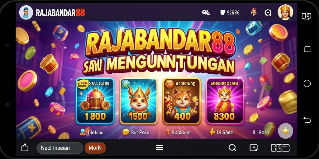 Screenshot gameplay RAJABANDAR88 menampilkan keseruan bermain slot.