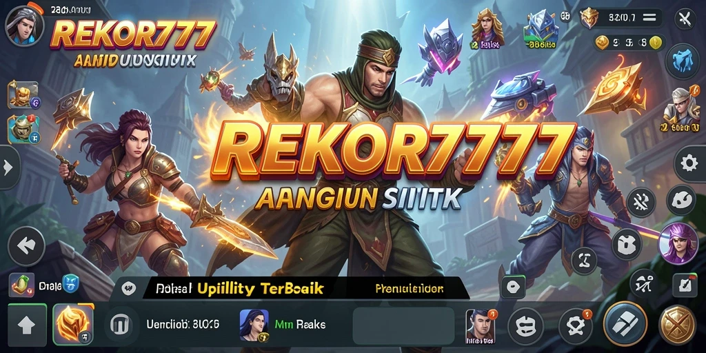 Tampilan antarmuka utama REKOR777 yang intuitif dan menarik.