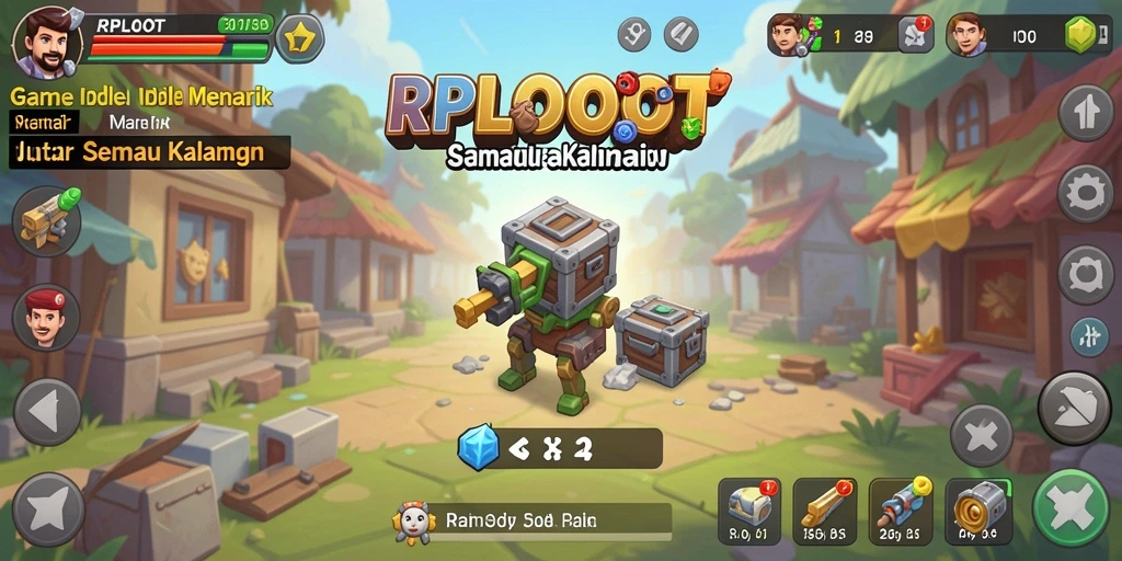 Tampilan gameplay RPLOOT yang menarik dan menyenangkan.