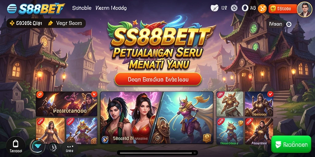 Gameplay menarik dengan grafis menawan di SS88BET.