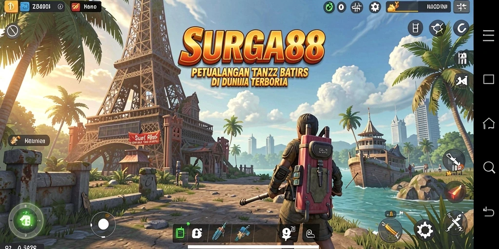 Gameplay SURGA88 menampilkan petualangan menakjubkan di dunia yang luas dan terbuka.